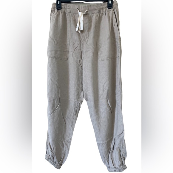 *NWT BlankNyc Khaki Linen Jogger Pants NWT SIZE S - Picture 1 of 11